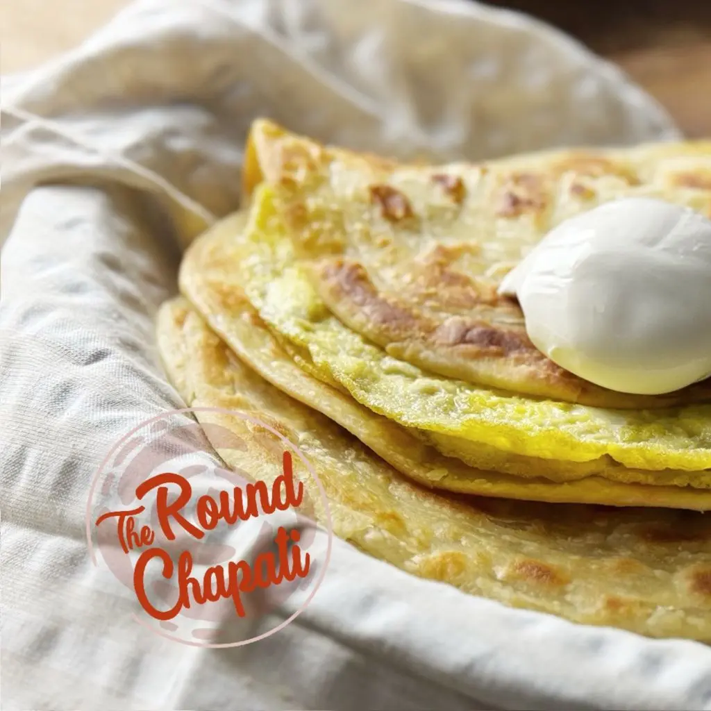 Egg & Craft Cream Cheese Chapati